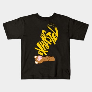 Exhausted Monkey Kids T-Shirt